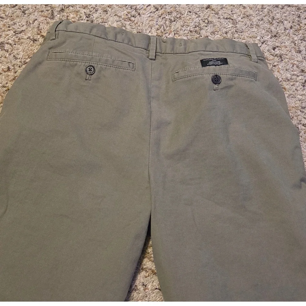 Banana Republic Slim Fit Lived-In‎ Chino Pants Mens Size 31x32 Green